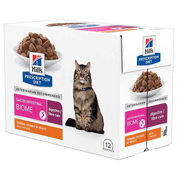 PD Feline GI Biome Kylling 12x85g porsjonsposer