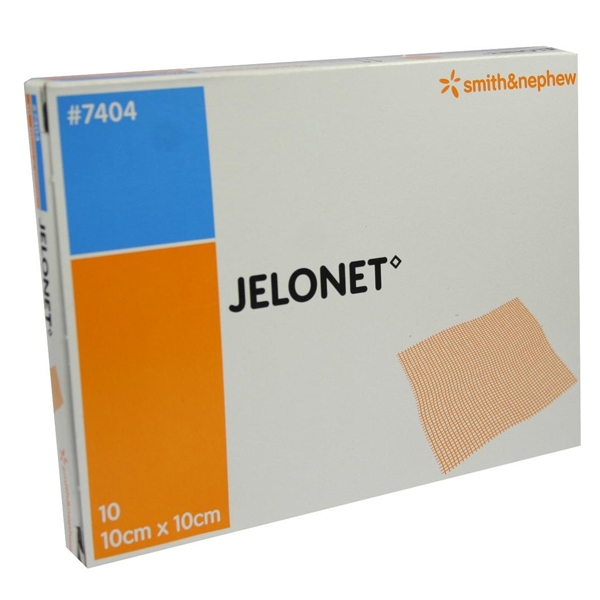 Jelonet salvkompress med paraffin 10x10 cm /10
