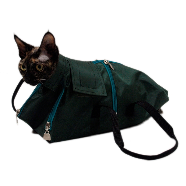 Kattväska grön stl 2 2-5 kg /st