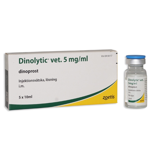 Dinolytic® vet. 5 mg/ml injektionsvätska 5 x 10 ml