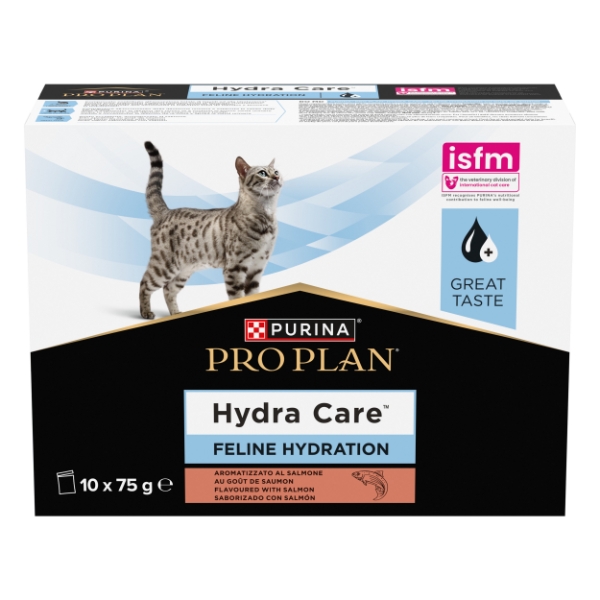 Purina Pro Plan Feline Hydra Care Laks 10x75g