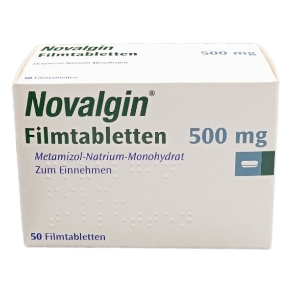 Novalgin 500 mg 50 tabletter