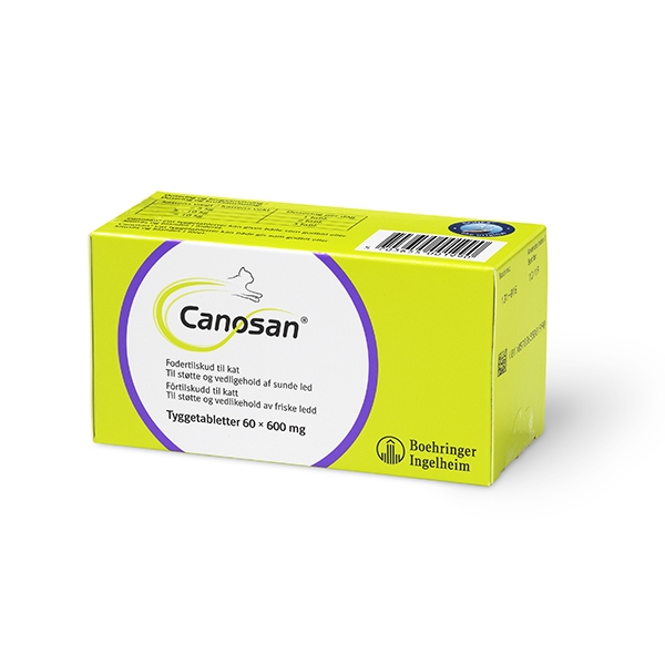 Canosan tyggetabletter til katte 600 mg /60