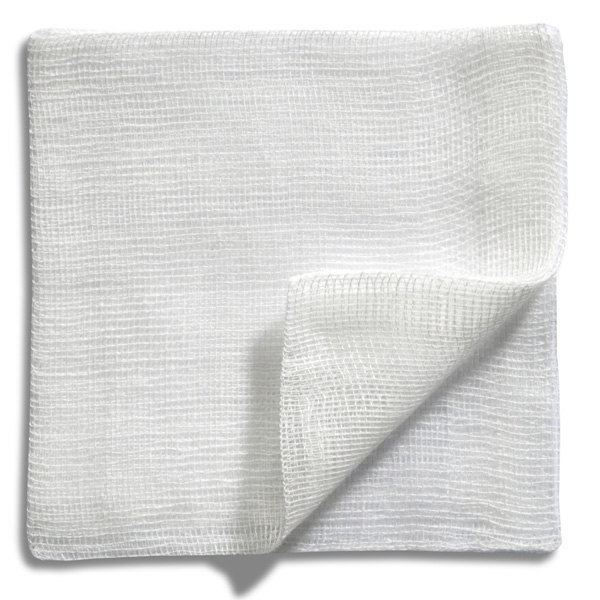 Gazeswabs steril 12-lags 10 x 20 cm 2/tråd /100 (50 tråd)