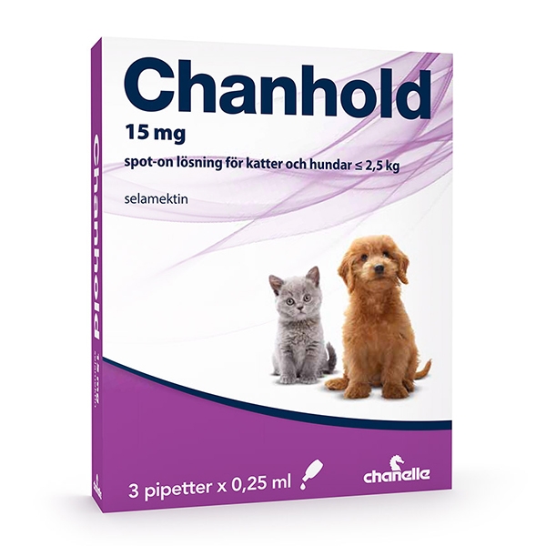 Chanhold 15 mg spot-on endospipett 3x0,25 ml