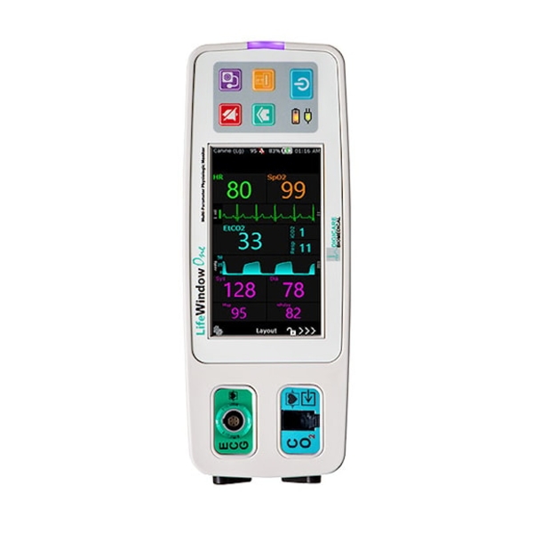 Lifewindow One LW41 med EKG, SpO2, CO2, NIBP & temp inklusive WIFI