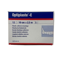 Optiplaste E elastisk bandasje 10 cmx4,5 m /stk