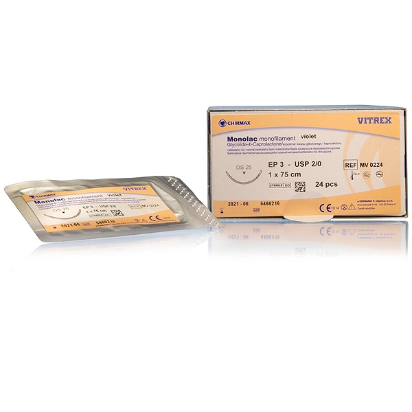 Monolac Lila 2/0 DS-25 75 cm /24