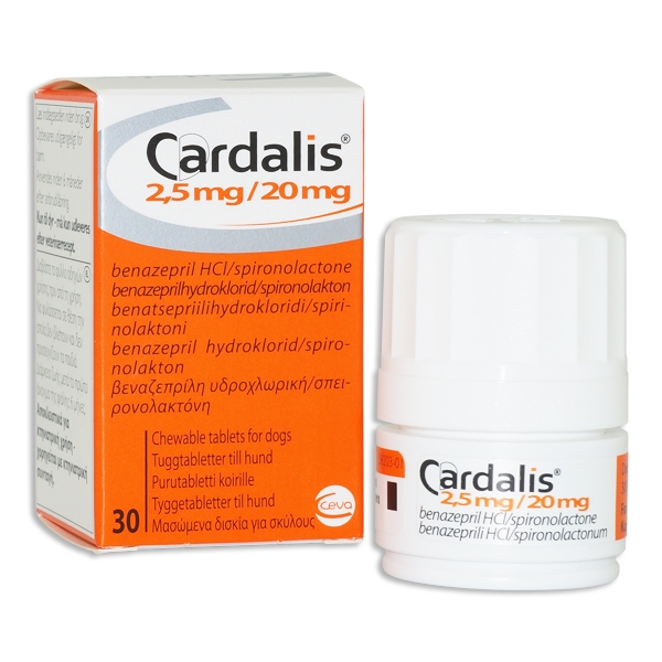 Cardalis 2,5 mg/20 mg 30 tabletter