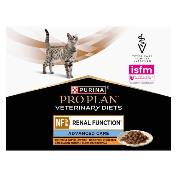Purina Pro Plan Veterinary Diets Feline NF Advanced Renal Function Kylling 10x85g