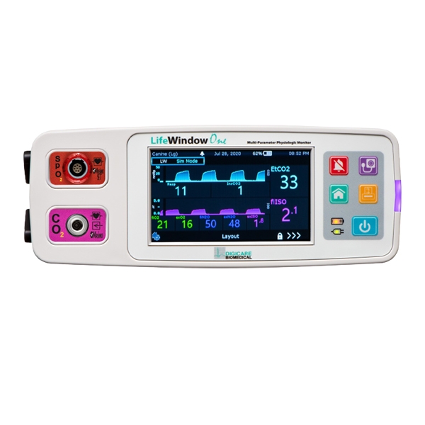 Lifewindow One LW16 m mainstream gassmonitor & temp