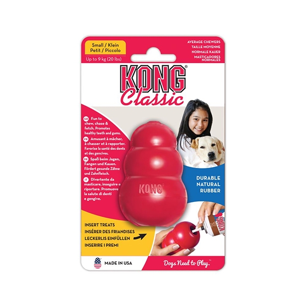 KONG Classic röd small /st