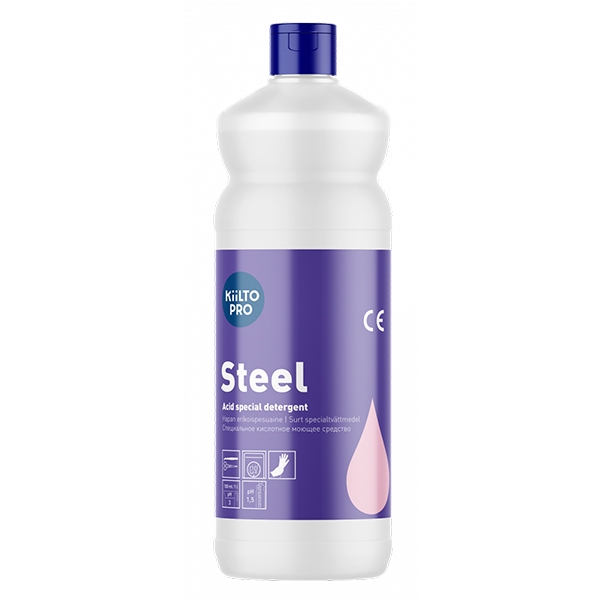 Avkalkningsmedel Kiilto Pro Steel 1 liter /st