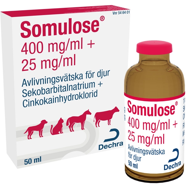 Somulose 400 mg/ml + 25 mg/ml 50 ml