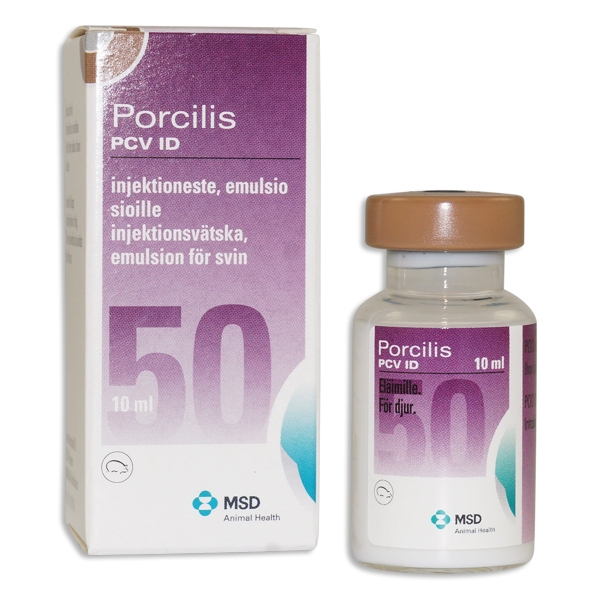 Porcilis PCV ID injektionsvätska 1 x 10 ml 50 doser