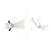 Pannlampa Tikkina svart 300 lumen /st