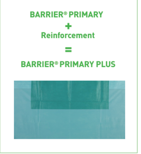 Barrier PRIMARY PLUS operationsduk häfta längs en sida 120x100 cm /60
