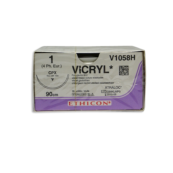 Vicryl J1058H lila 1 OS nål CPX 90 cm /36