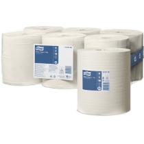 Tørkepappir M-Tork Basic vit 1-lag 300 m /rulle