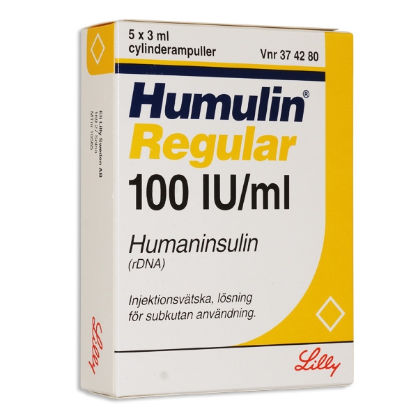 Humulin® Regular 5 x 3 ml