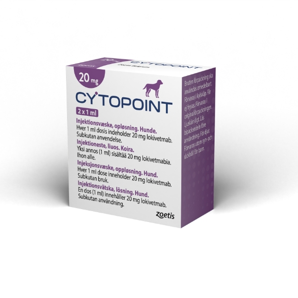 Cytopoint injektionsvätska 20 mg 2 x 1 ml