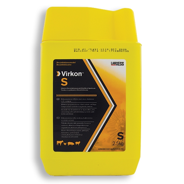Virkon S overfladedesinfektion 2,5 kg /stk