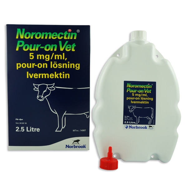 Noromectin Pour-on vet. 5 mg/ml 2500 ml