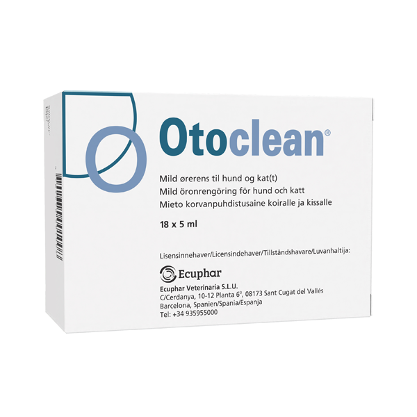 Otoclean mild ørerens 18 endospipetter à 5 ml/pk