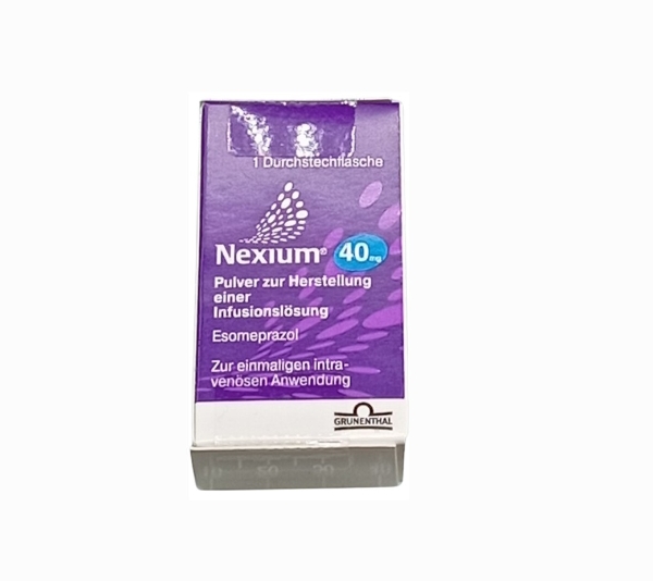 Nexium 40 mg Pulver till infusionsvätska, lösning