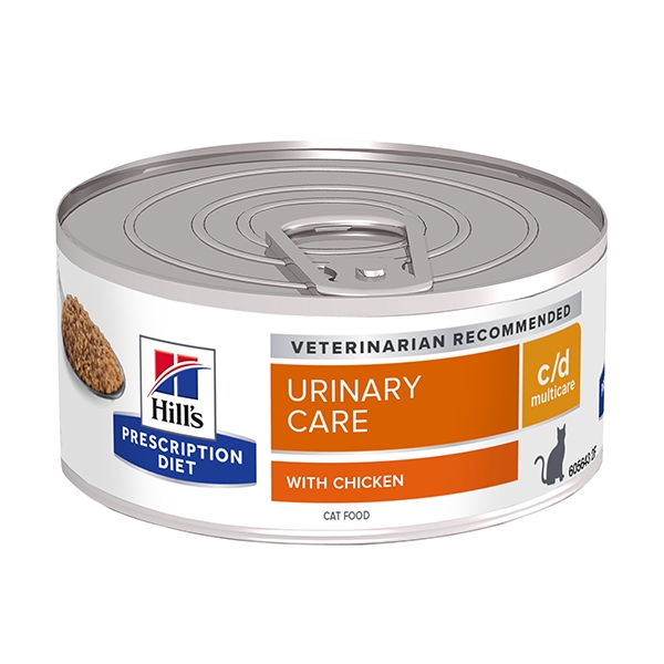 PD c/d Multicare Urinary Care vådfoder til katte med kylling 24x156g dåse