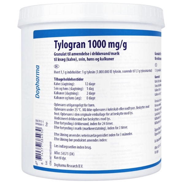 Tylogran 1000 mg/g 550 g