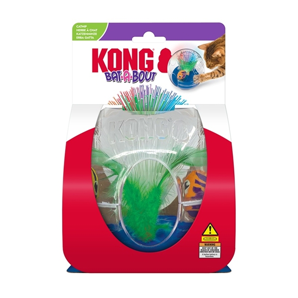 KONG Cat Bat-A-Bout Glow Aquarium /st