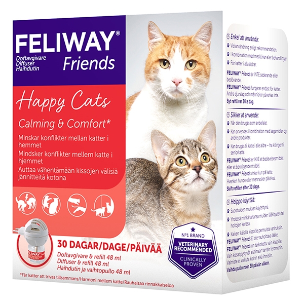 Feliway Friends duftspreder med flaske 48 ml/ sett