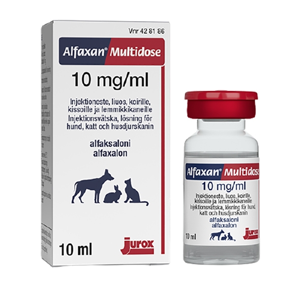 Alfaxan Multidose 10 mg/ml Injektionsvätska 10 ml