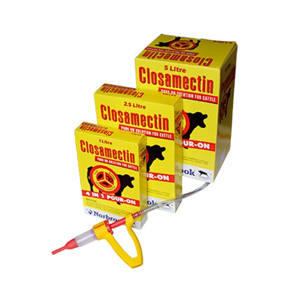 Closamectin vet 5 mg/ml + 200 mg/ml 2,5 liter