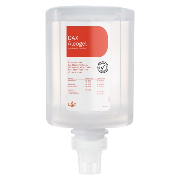 DAX Hånddesinfeksjon Gel refill 1 l / stk