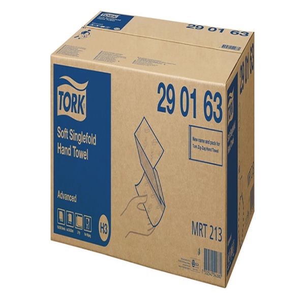 Håndklædeark Tork Adv H3 vit 2-lag Z-fold /3750
