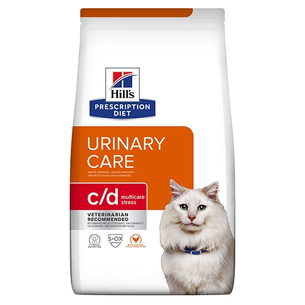 Hill's PRESCRIPTION DIET c/d Multicare Stress Urinary Care tørrfôr til katt med kylling 1.5kg pose