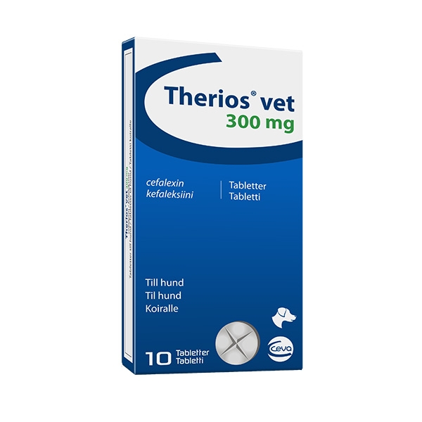 Therios vet. 300 mg 10 tabletter