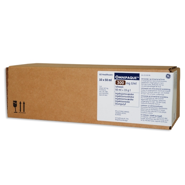 Omnipaque 300 mg I/ml 10 x 50 ml