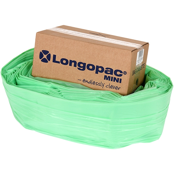 Longopac Biodegradable Mini Grøn 45 m uden kabelbinder /stk
