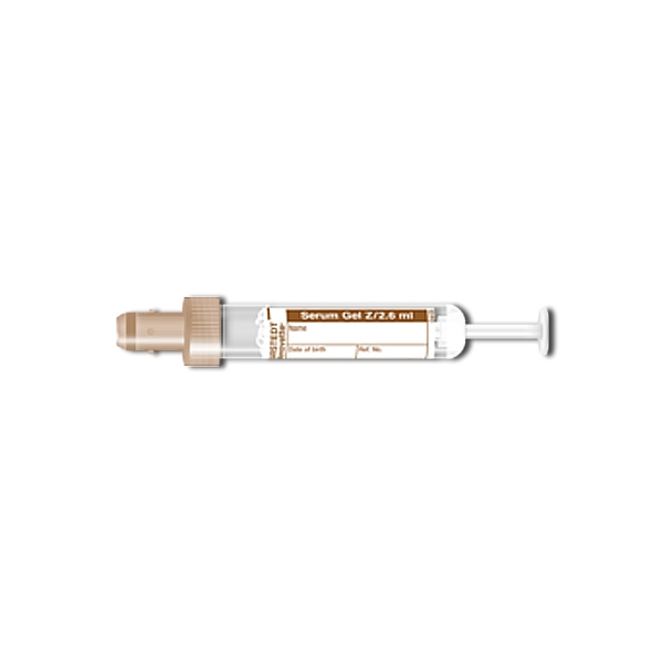 S-Monovette® vakuumrør serum gel brun 2,6 ml /50