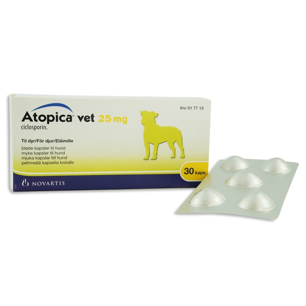 Atopica vet. 25 mg 30 st