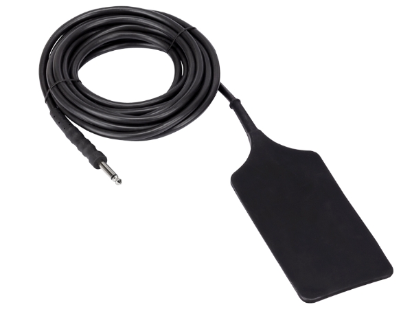 Jordplade med kabel gummibelagt metal til MB160