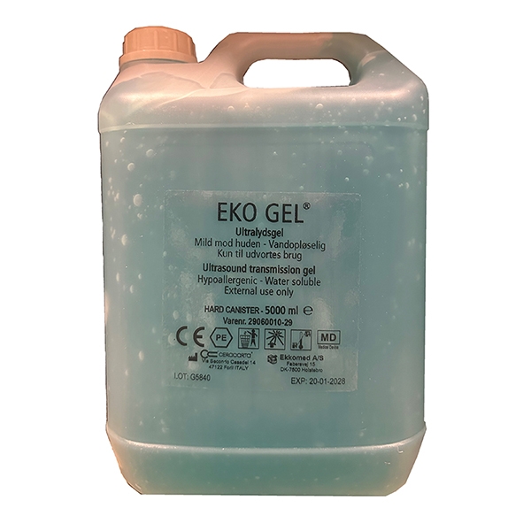 Ultralydsgel Ekogel 5 liter /stk