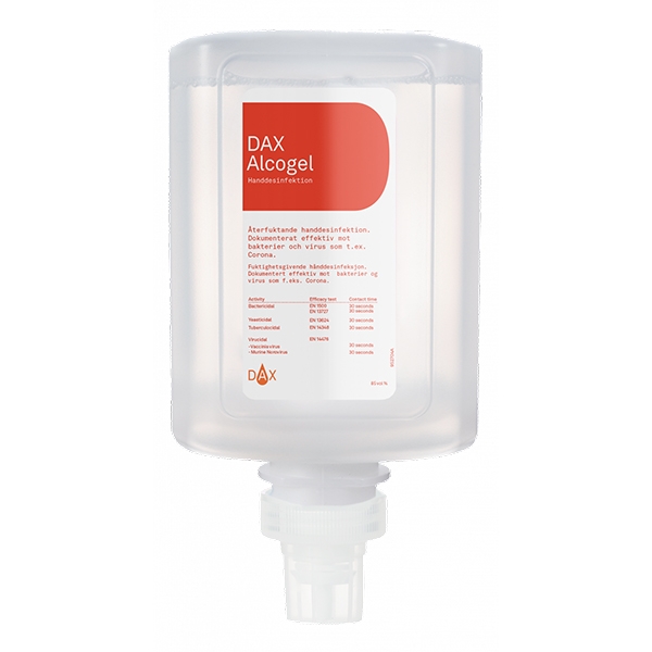 DAX Hånddesinfektion Gel refill 1 l / stk