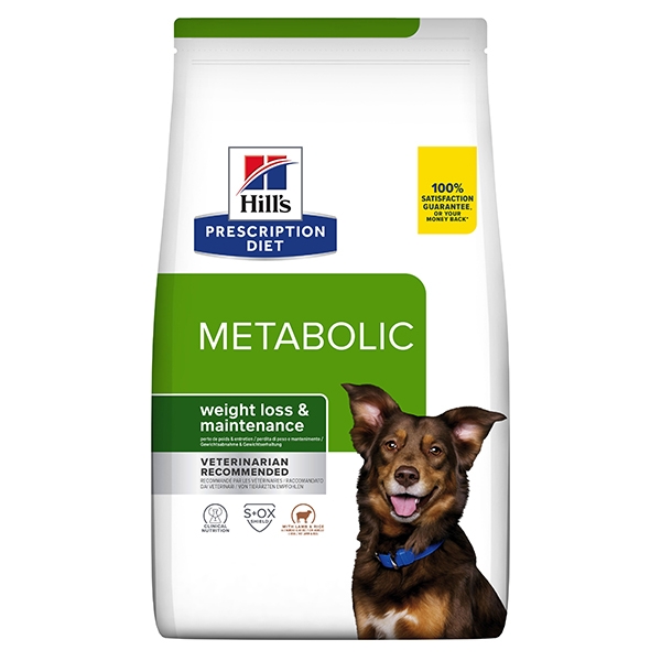 PD Metabolic Weight Management tørfoder til hunde med lam & ris 1.5kg