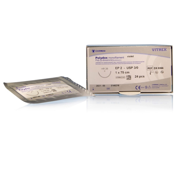 Polydox Lila 3/0 HR-26 70 cm /24