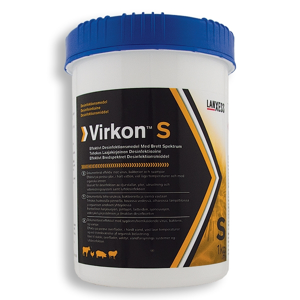 Virkon S ytdesinfektionsmiddel 1 kg /stk