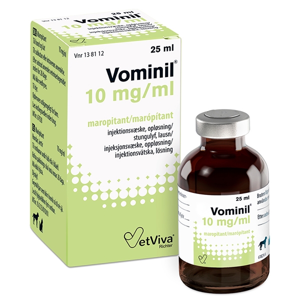 Vominil 10 mg/ml injektionsvätska 1 x 25 ml